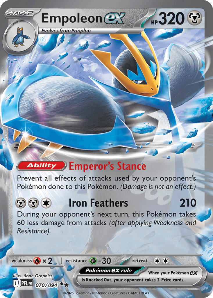 Carta Pokémon Empoleon ex 70