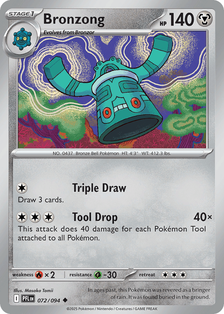 Carta Pokémon Bronzong 72