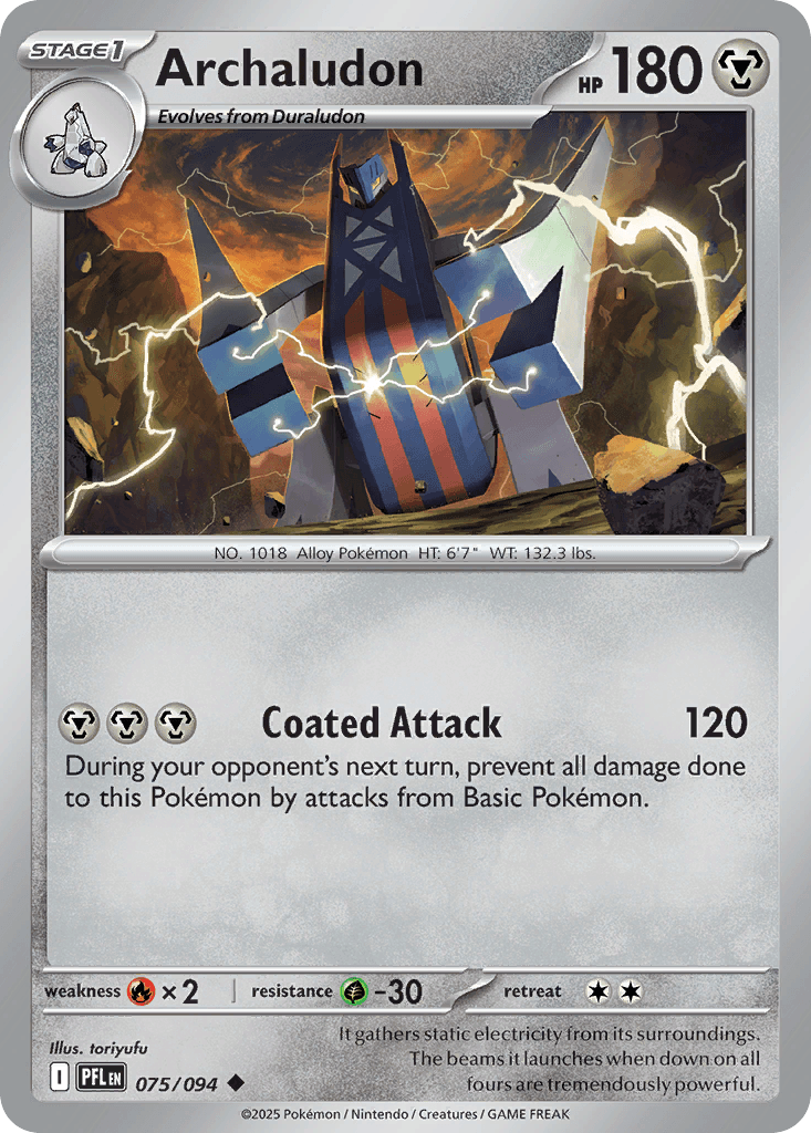 Carta Pokémon Archaludon 75