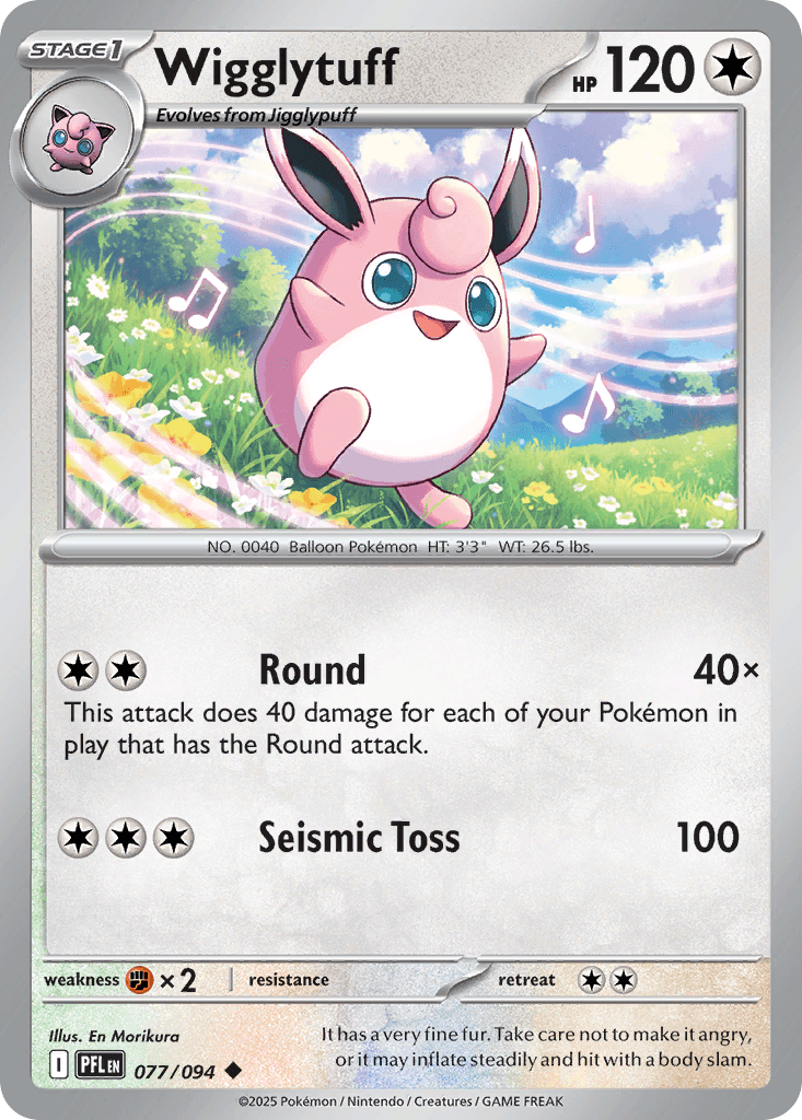 Carta Pokémon Wigglytuff 77