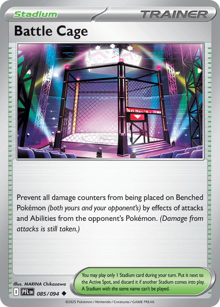 Carta Pokémon Battle Cage 85