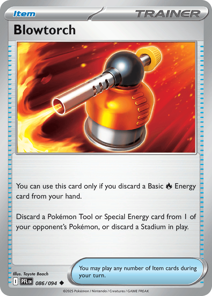 Carta Pokémon Blowtorch 86