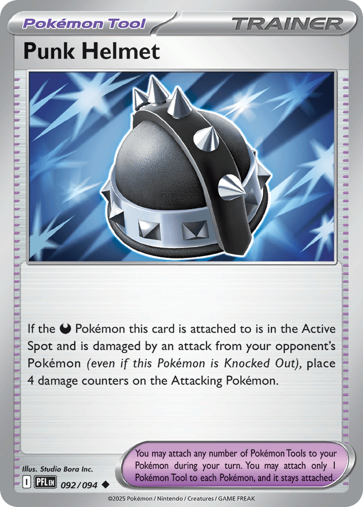 Carta Pokémon Punk Helmet 92