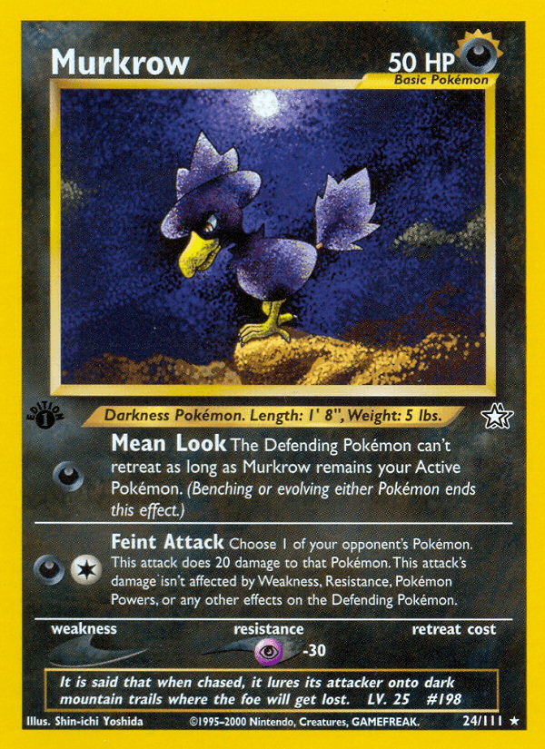 Carta Pokémon Murkrow