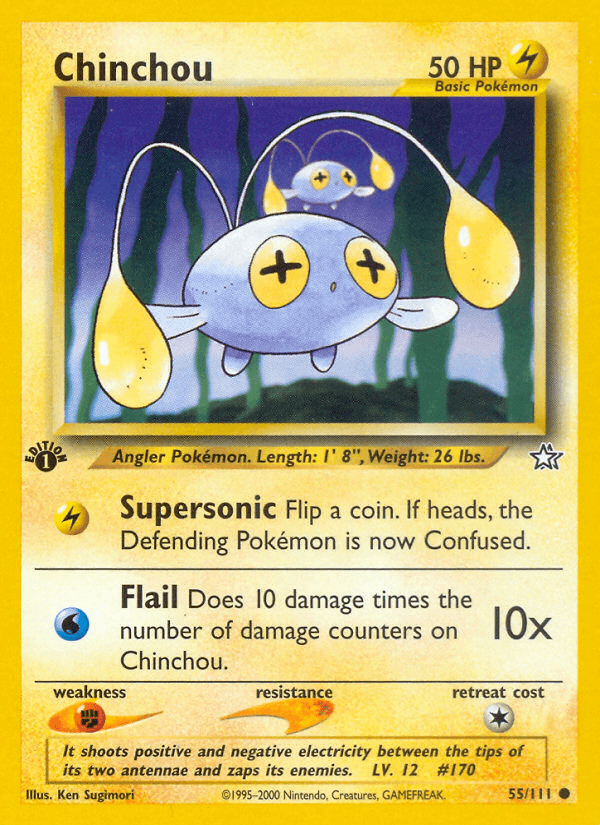 Carta Pokémon Chinchou