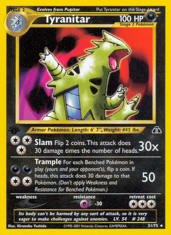Carta Pokémon Tyranitar