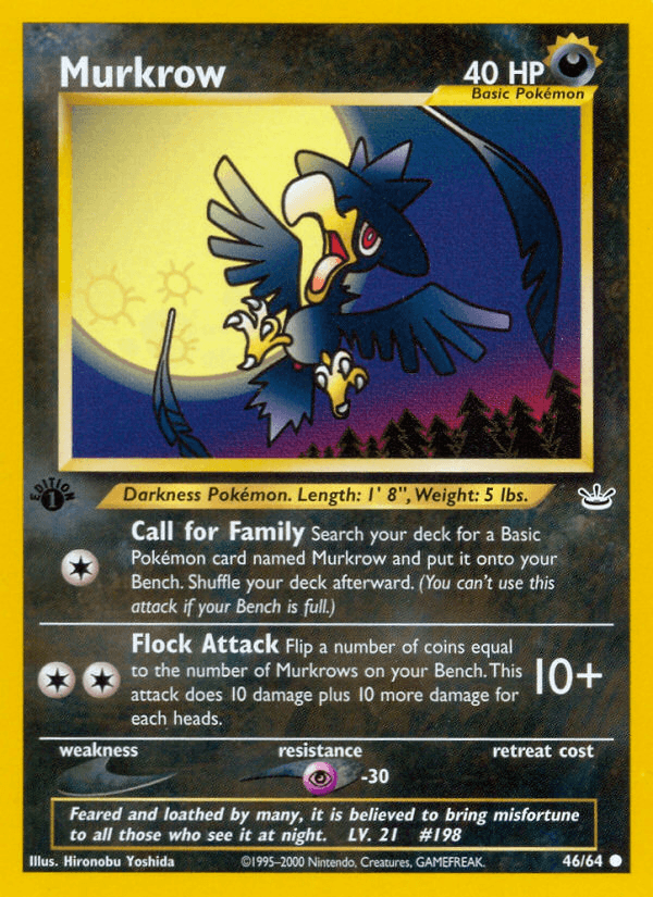 Carta Pokémon Murkrow