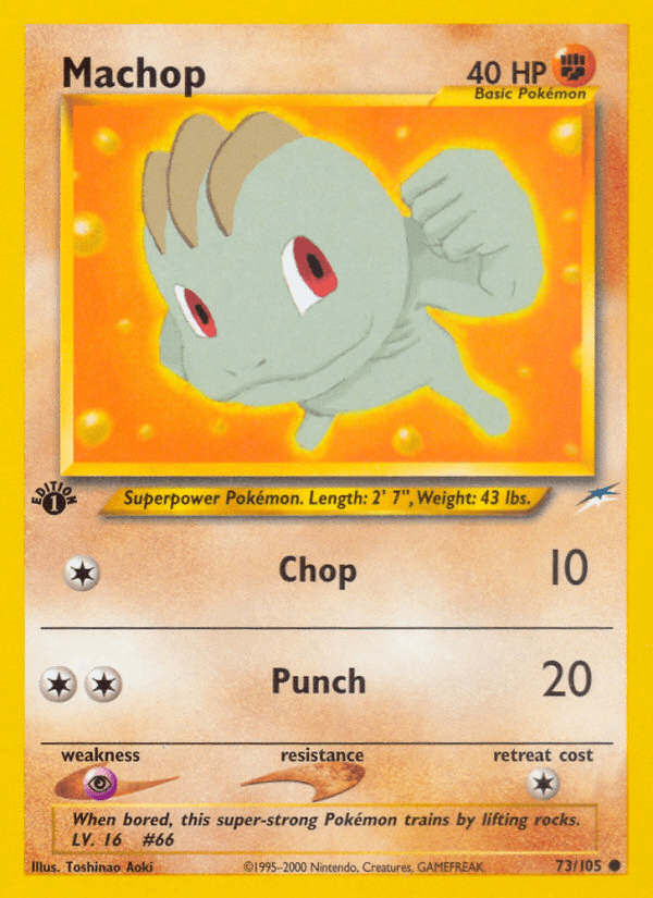 Carta Pokémon Machop