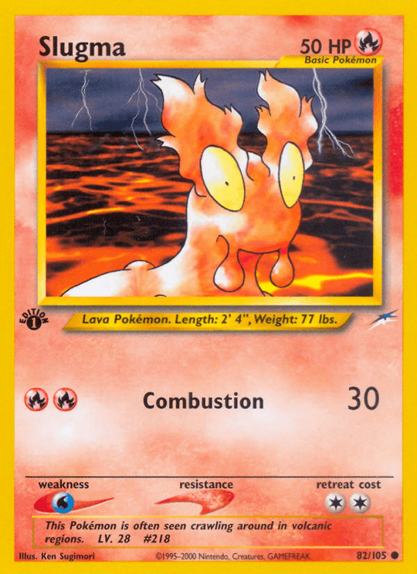 Carta Pokémon Slugma