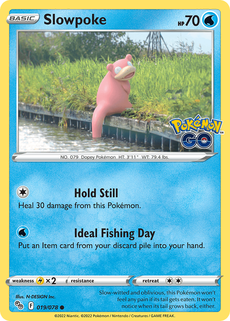 Carta Pokémon Slowpoke 19
