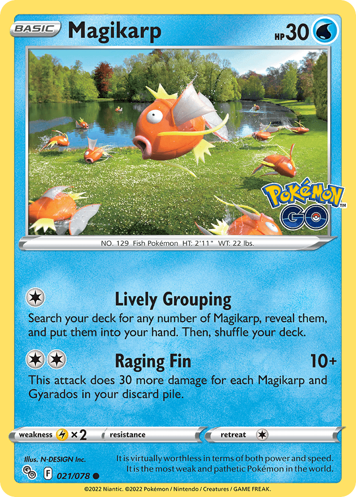 Carta Pokémon Magikarp