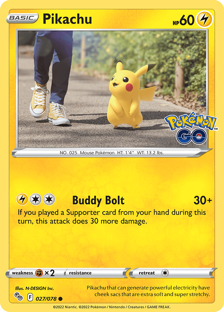 Carta Pokémon Pikachu