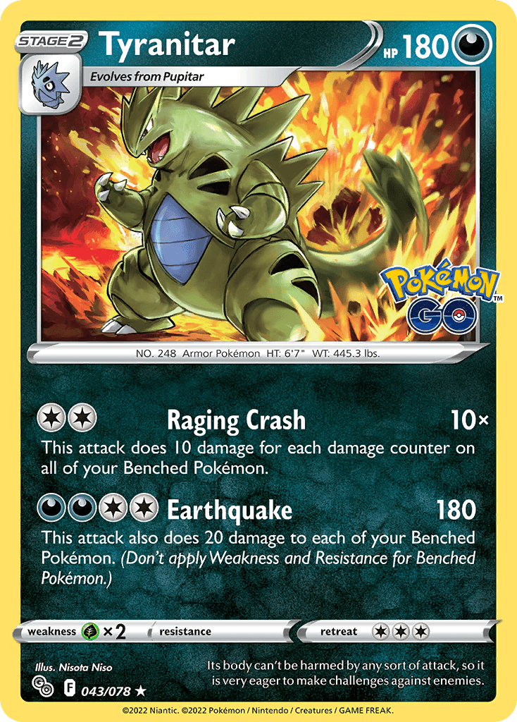 Carta Pokémon Tyranitar
