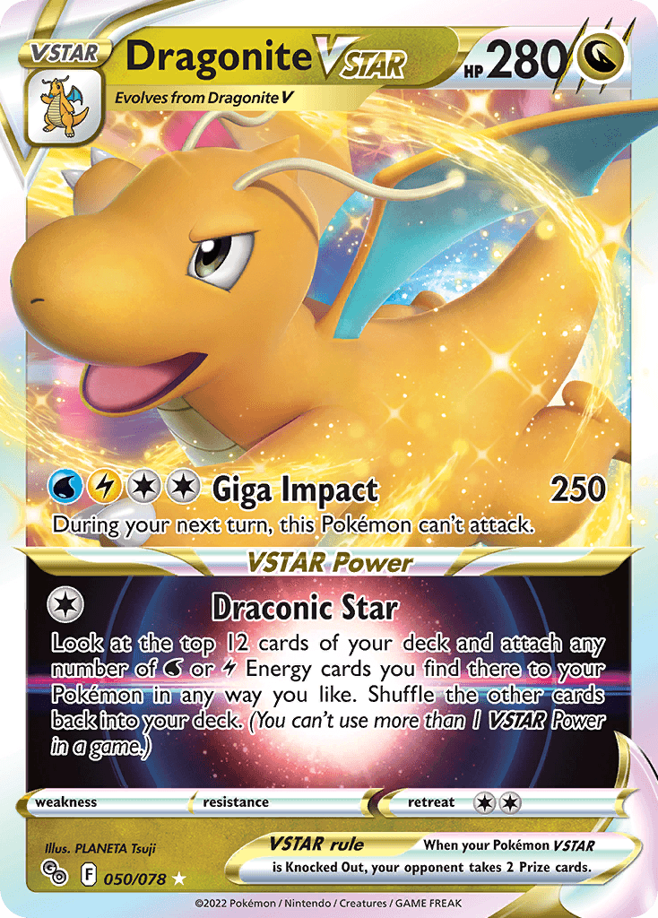 Carta Pokémon Dragonite VSTAR
