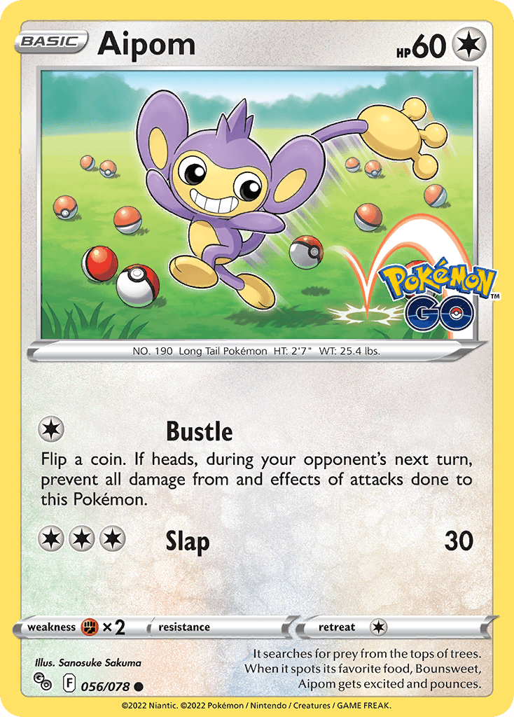 Carta Pokémon Aipom