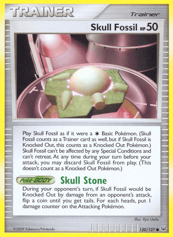 Carta Pokémon Skull Fossil 120 de Platinum