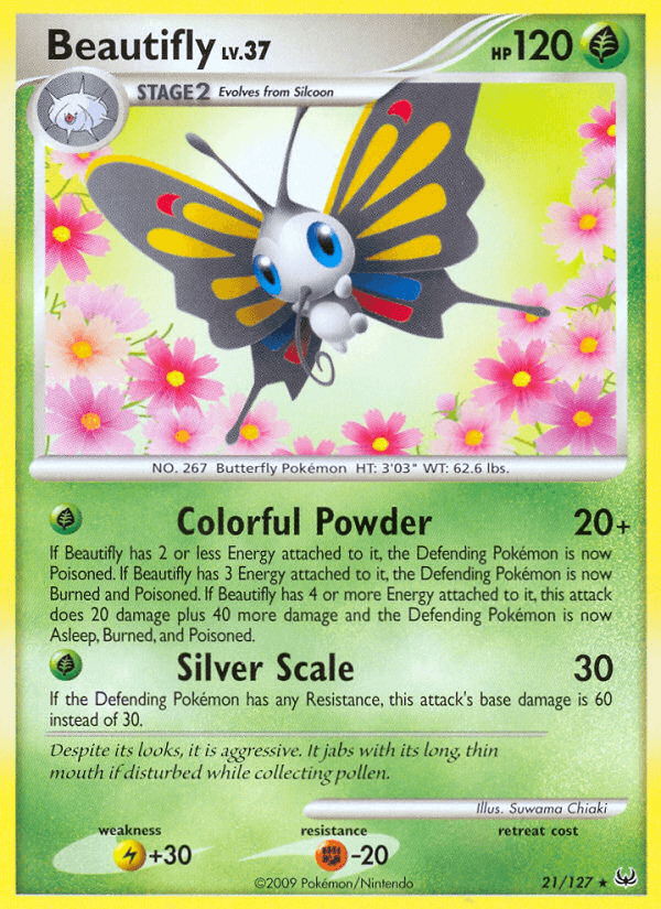 Carta Pokémon Beautifly 21