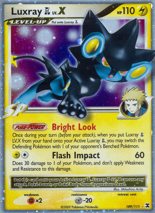 Carta Pokémon Luxray GL LV.X 109