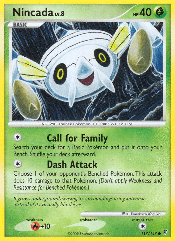 Carta Pokémon Nincada 117