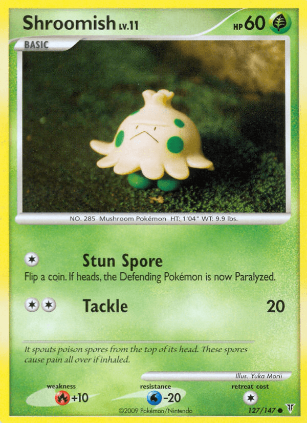 Carta Pokémon Shroomish 127