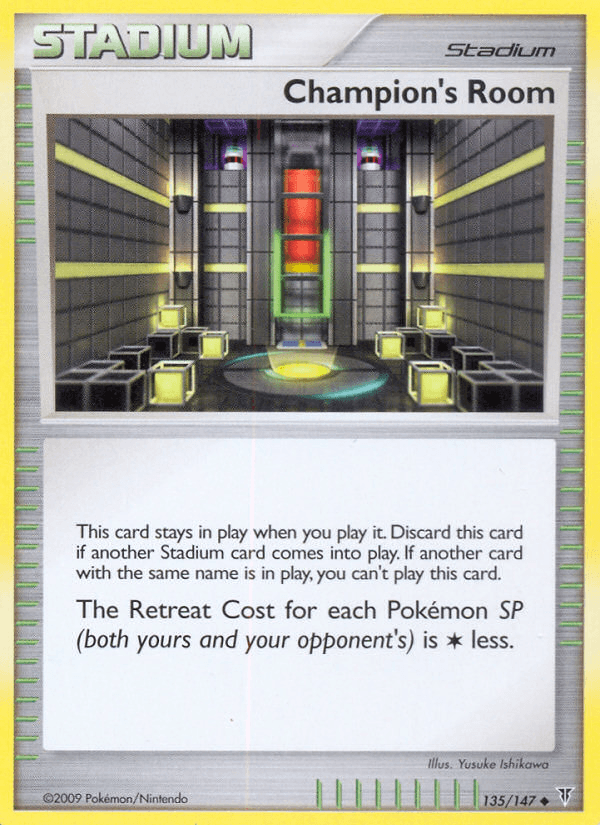 Carta Pokémon Champion's Room 135 de Supreme Victors