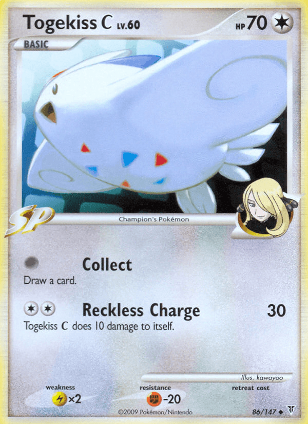 Carta Pokémon Togekiss C 86 de Supreme Victors