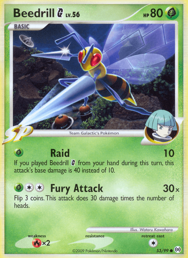 Carta Pokémon Beedrill G