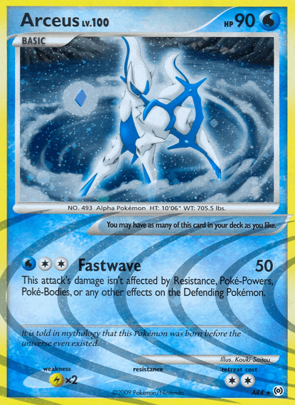 Carta Pokémon Arceus