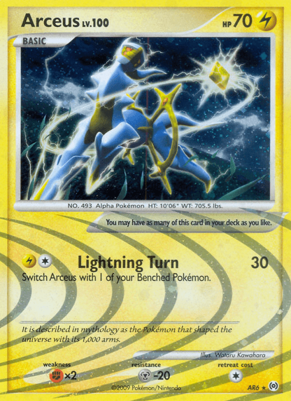 Carta Pokémon Arceus