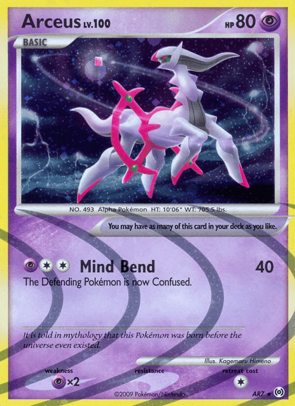 Carta Pokémon Arceus