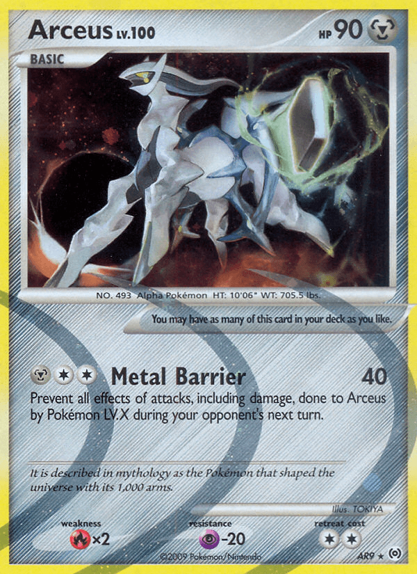 Carta Pokémon Arceus