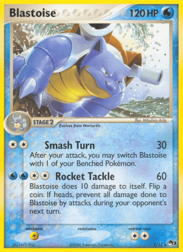 Carta Pokémon Blastoise 1