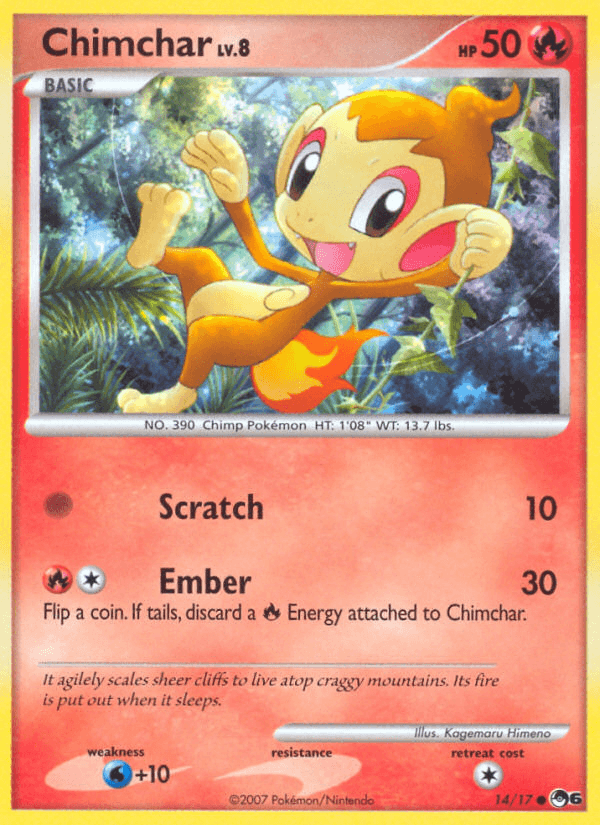 Carta Pokémon Chimchar 14