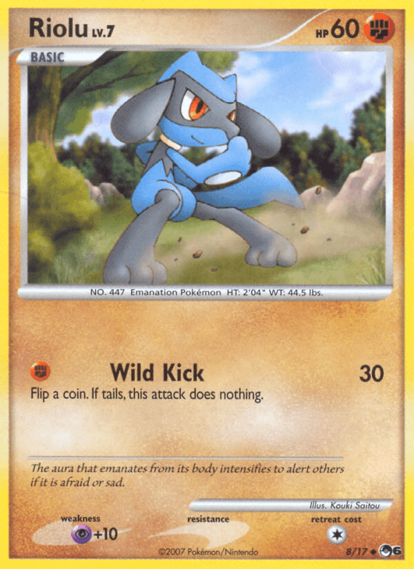 Carta Pokémon Riolu 8