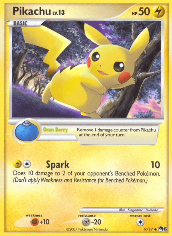 Carta Pokémon Pikachu 9