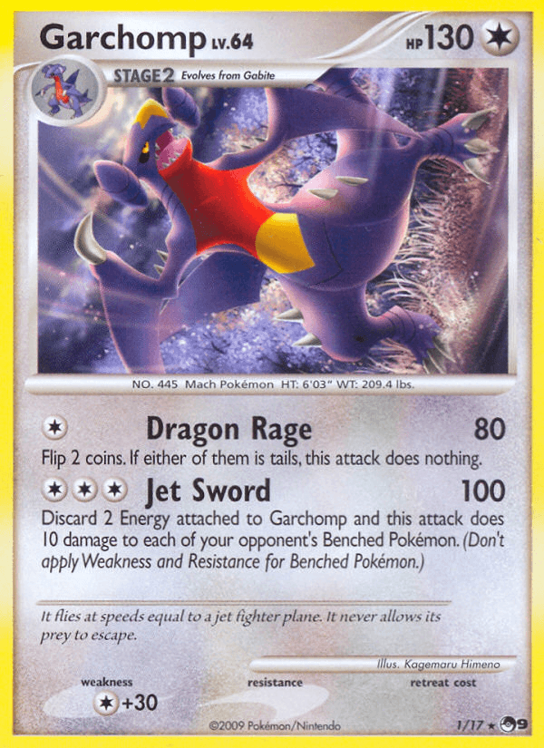 Carta Pokémon Garchomp 1