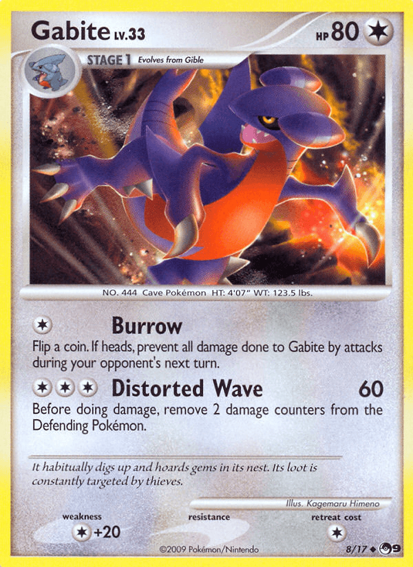 Carta Pokémon Gabite 8