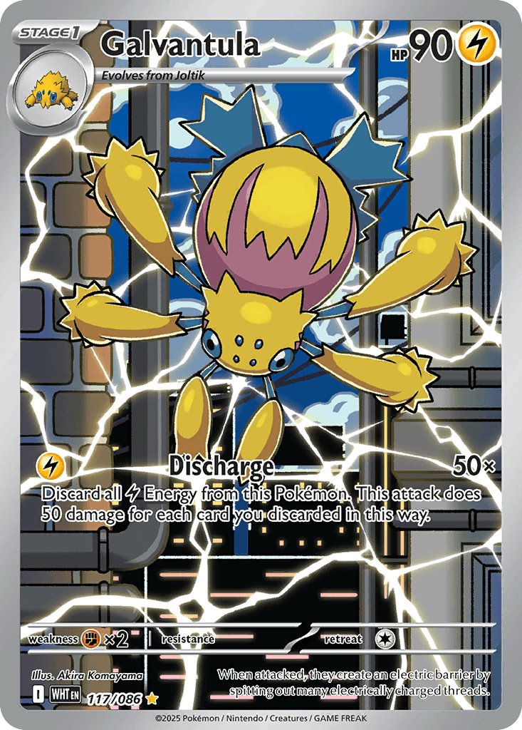 Carta Pokémon Galvantula
