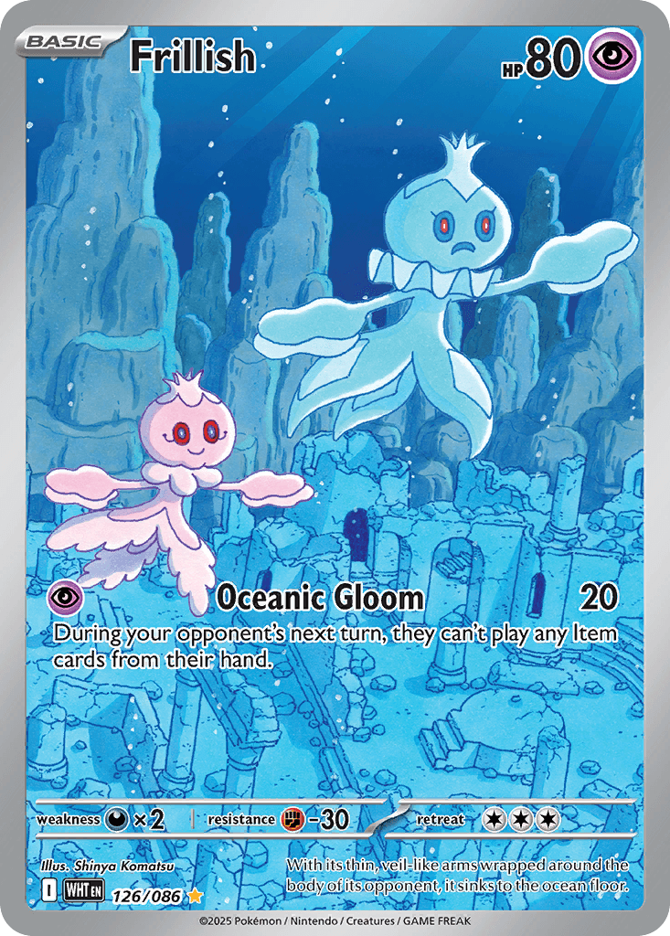 Carta Pokémon Frillish 126 de White Flare