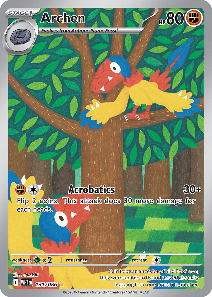 Carta Pokémon Archen