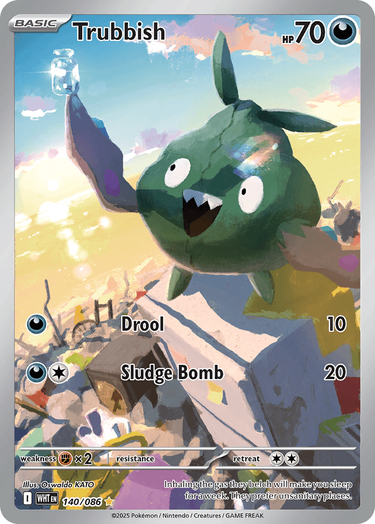 Carta Pokémon Trubbish 140