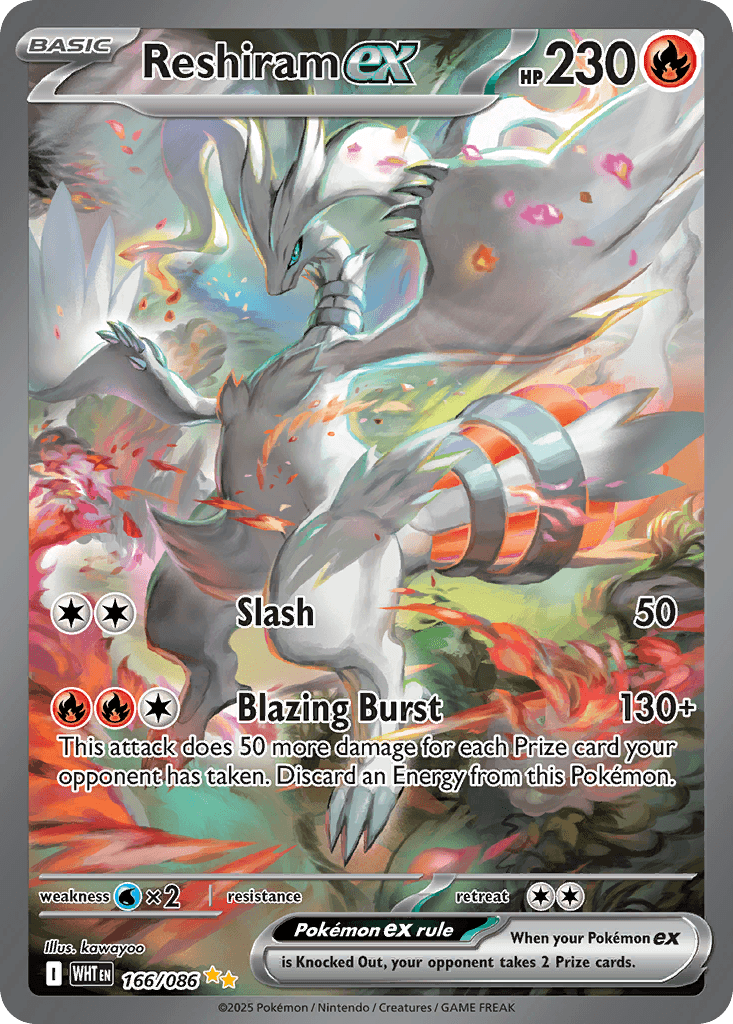 Carta Pokémon Reshiram ex