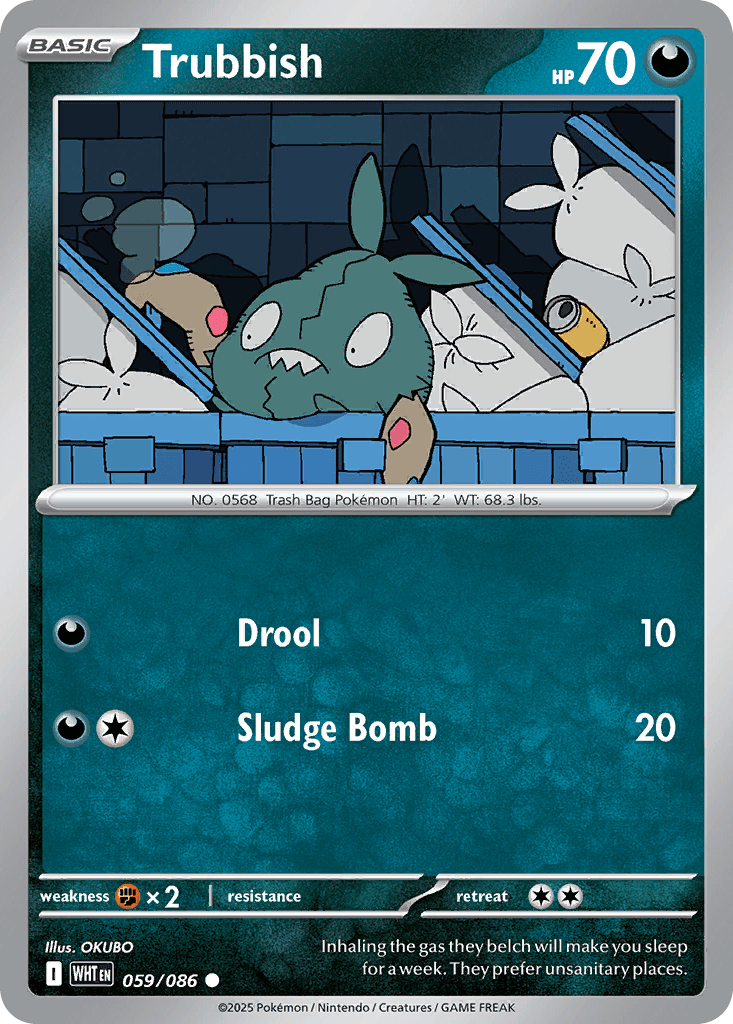 Carta Pokémon Trubbish 59