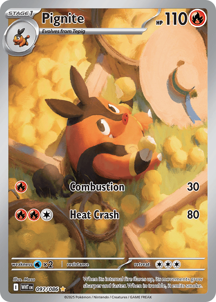 Carta Pokémon Pignite