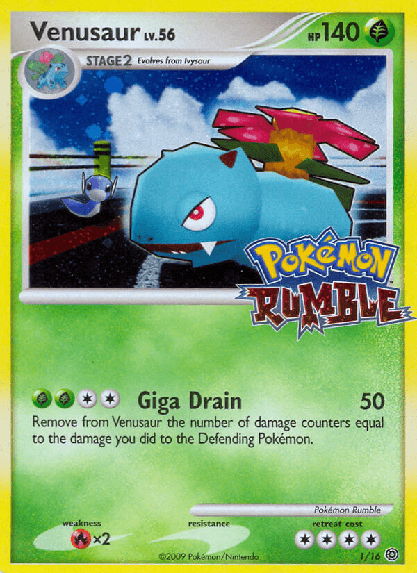 Carta Pokémon Venusaur 1