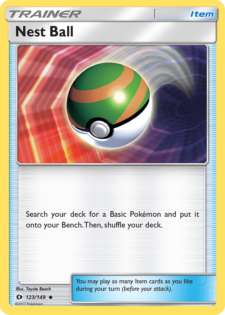 Carta Pokémon Nest Ball 123