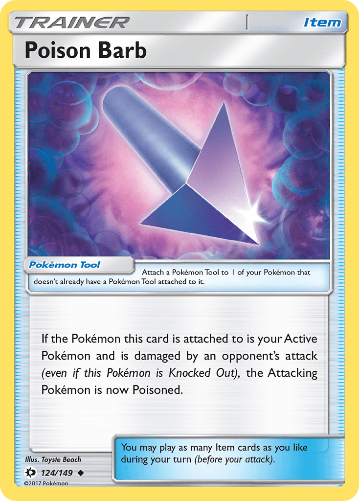 Carta Pokémon Poison Barb 124