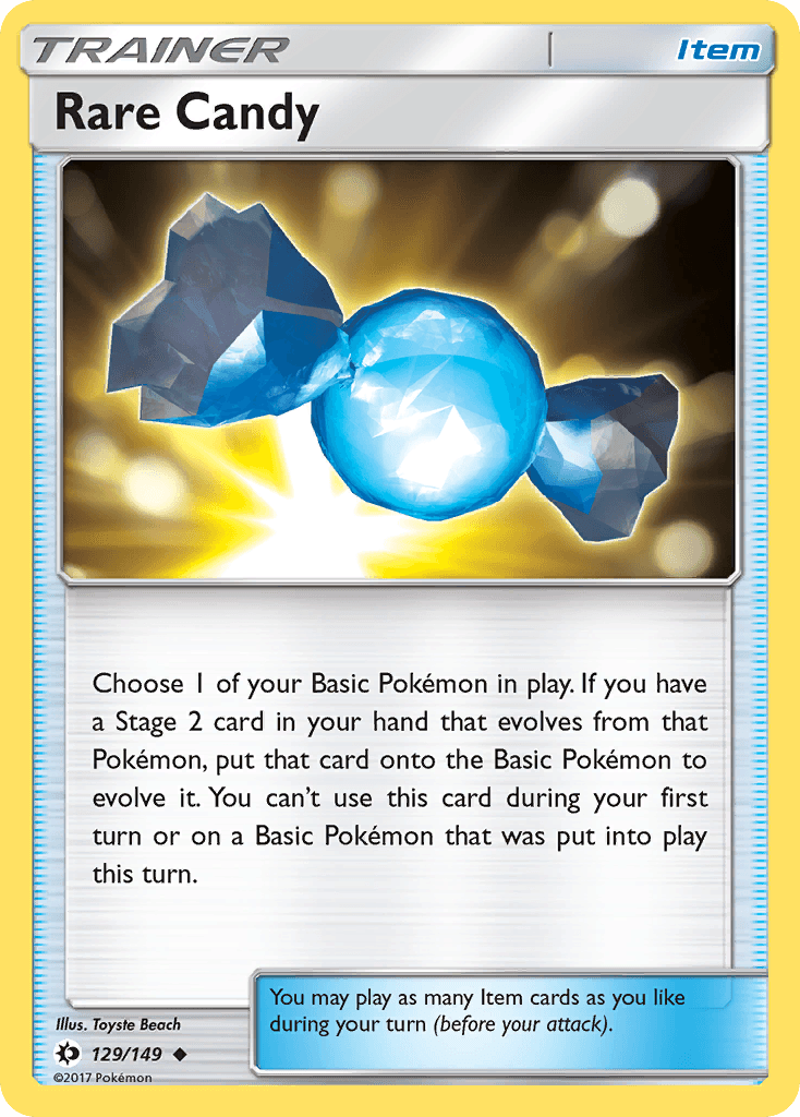 Carta Pokémon Rare Candy 129