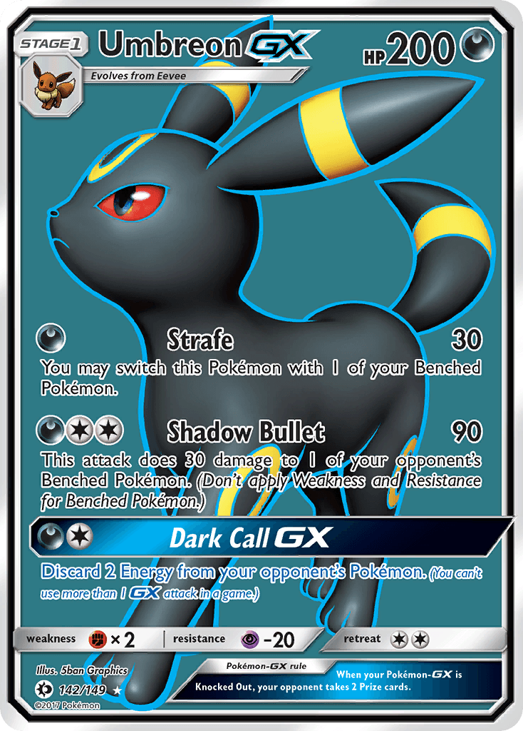 Carta Pokémon Umbreon-GX