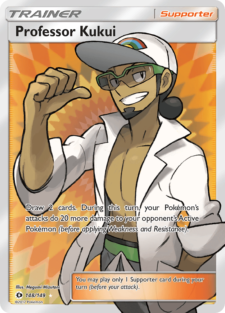 Carta Pokémon Professor Kukui 148